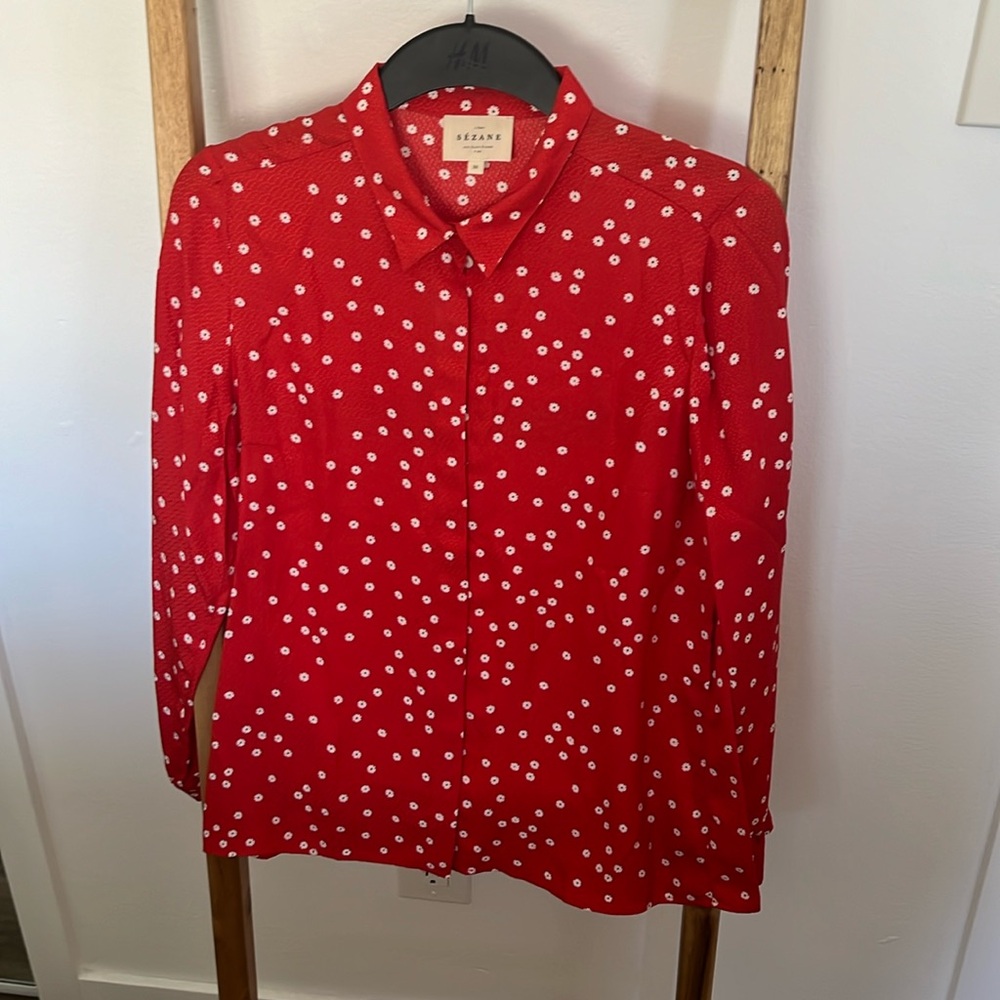 Sézane Silk Blouse